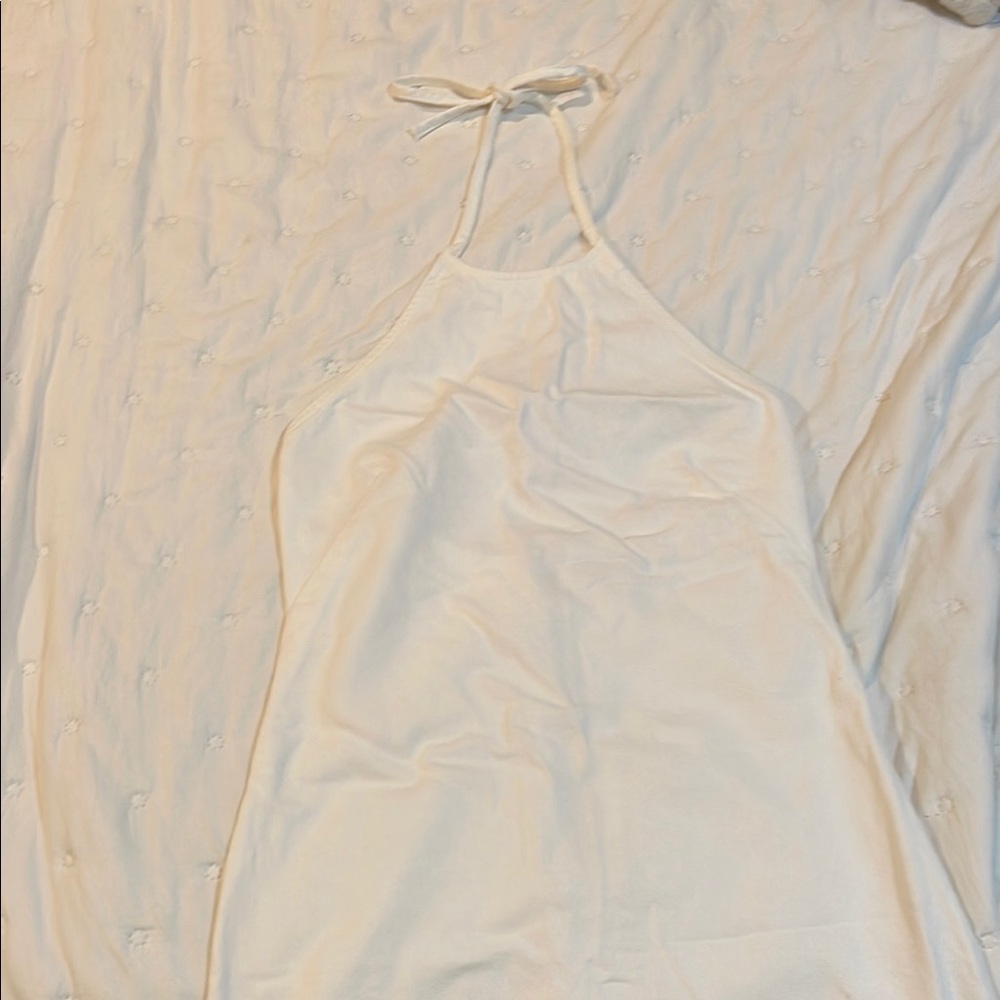 Abercrombie & Fitch Cream Halter Dress
